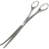 Schecker Haarschere Gebogene Hundeschere - groß- für Hundefell, (1-tlg), Gebogen