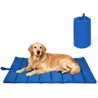 OSTWOLKE Hundematte Wasserdichte Hundematte für Outdoor, Faltbare Hundedecke für Unterwegs, Große Reisedecke für Haustier 110x68 cm