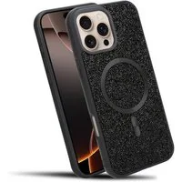 Cadorabo Handyhülle Apple iPhone 16 PRO MAX, Hülle Schutzhülle Case Cover kompatibel mit Magsafe Diamant Glitzer