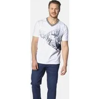 Jan Vanderstorm T-Shirt BRYNO mit V-Ausschnitt