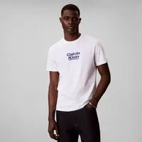 Calvin Klein Jeans T-Shirt Rundhalsausschnitt, Regular Fit, Logoschriftzug