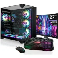 SYSTEMTREFF AMD Ryzen 9 9900X3D mit Nvidia GeForce RTX 5070 TI 16GB Gaming-PC-Komplettsystem (27", AMD 9900X3D 9900X3D, Nvidia GeForce RTX 5070 Ti, 32 GB RAM, 2000 GB SSD)