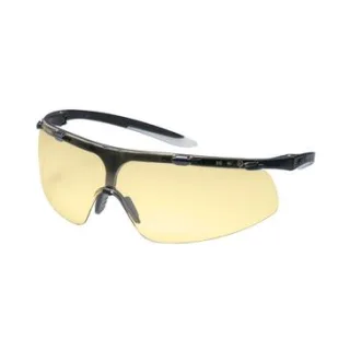 uvex Bügelbrille super fit CR schwarz, weiß blau/weiß - 9178385