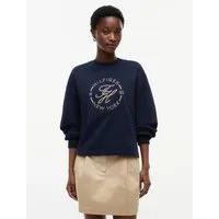 Tommy Hilfiger Sweatshirt TH Relaxed Fit Rundhals-Sweatshirt Baumwolle, relaxed fit