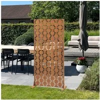 casa.pro Raumteiler, »Basciano« Trennwand Cortenstahl 180x90 cm Edelrost