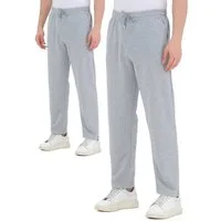 ROSS CAMP Jogginghose Sporthose Herren (2-tlg) Baumwolle