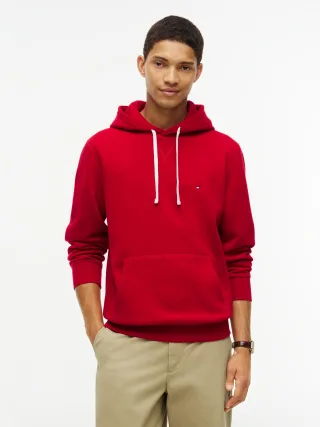 ESS SEASONAL FLEECE HOODY Medium Red - Gr. - L