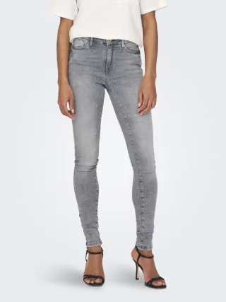 ONLY - ONLPOWER MID SK PUSHUP DNM AZG937 NOOS Grey Denim - Gr. - M/30