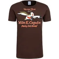 LOGOSHIRT T-Shirt Coyote mit großem Looney Tunes-Druck