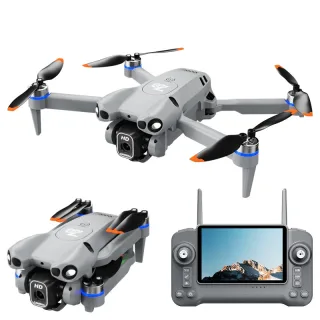 LYZRC L700 PLUS MAX WiFi FPV with 5.6inch LCD Screen Controller HD Dual Camera Servo Gimbal 360° Obstacle Avoidance Brus