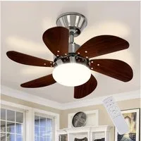Nettlife Deckenventilator Leise Weiß 75cm 6 Flügel Deckenleuchte Timer Sommer/Winter Modus, Wohnzimmer Schlafzimmer Küche Esszimmer Kinderzimmer Arbeitszimmer