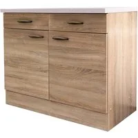 Flex-Well Unterschrank Bergen (B x H x T) 100 x 85 x 50 cm, für viel Stauraum