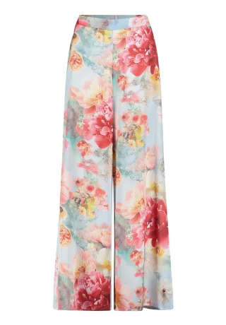 V by Vera Mont - Marlene-Hose Blue/Rosé - Gr. - 38