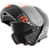FC-Moto Motorradhelm Novo Straight Klapphelm, integriertes Sonnenvisier