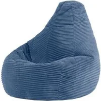 icon Sitzsack Kinder Sessel aus Cord Flauschig „Dalton", 69x59x65cm, Made in Germany, für Kinderzimmer, mit Füllung