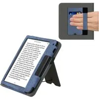 kwmobile E-Reader-Hülle Flip Schutzhülle für Tolino Vision 6, Handschlaufe - Cover Wildleder-Optik