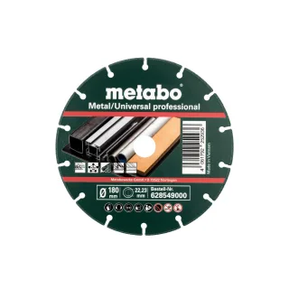 Metabo Diamanttrennscheibe 180x1,6x22,23mm, MUP, Metall/Universal professional - 10 Stück - 628549000