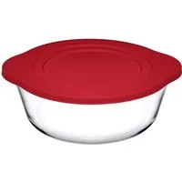 Pasabahce Auflaufform aus Glas mit Verschlußdeckel 2100ml