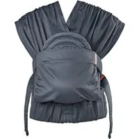 Infantino BKids Babytrage Hug & Cuddle - Schwarz, Baby Bauchtrage & Tragetuch ab Geburt von 3,2 - 11,8 kg