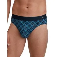 CALIDA Minislip Cotton Code Design breiter Bund, mit Druck, eng, kurz, mit Logo, Baumwollmix