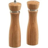 KESPER® Salz- / Pfefferstreuer Pfeffermühle, (Set, 2-tlg), Mahlgrad einstellbar