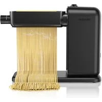 Arendo Nudelmaschine Elektrische Nudelmaschine, Pasta Maker, 5 Stärken einstellbar, 120 W, Nudelwalze und 2x Pasta-Schneideinsätze 2 mm und 6 mm, Knetmaschine