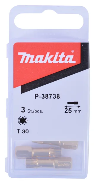 Makita Diamant Bit T30x25, 3 Stück - T30 - 25 mm - P-38738