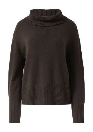 comma - Strickpullover braun - Gr. - 42