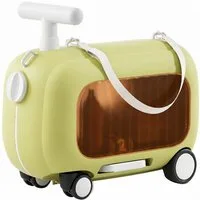 Jumpeak Kinderkoffer Perfekter Kindertrolley,zum Sitzen & Ziehen,für Flugreisen, 4 Rollen, Praktischer Sicherer Reisebegleiter,für Kinder,mit Sitz & Stauraum