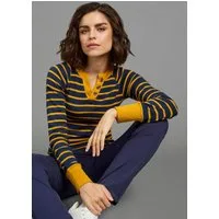 KangaROOS Langarmshirt mit Rundhals, hüftbedeckende Länge, figurbetonte Passform