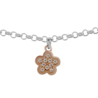 Orphelia 'Nixie' Damen-Armband aus 925er Sterlingsilber – Silber/Rosé ZA-7377