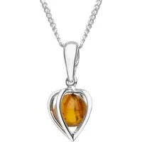 OSTSEE-SCHMUCK Kette mit Anhänger Ostsee-Schmuck Kette mit Anhänger Finnja (2-tlg)
