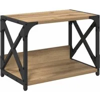 vidaXL Druckertisch Druckerständer Artisan-Eiche 44 x 26 x 31,5 cm Holzwerkstoff (1-St)