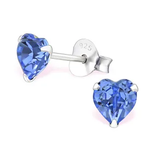 Herz Ohrringe aus 925 Silber