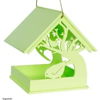 HTI-Line Vogelhaus Vogelhaus Mina, Futterhäuschen mit Baum-Motiv