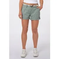 Eight2Nine Chinoshorts Damen Shorts mit Flechtgürtel Kurze Hose, Stretch-Twill, inkl. Gürtel