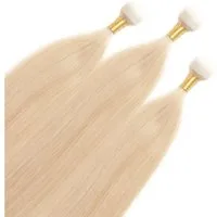 hair2heart Echthaar-Extension Premium Mini Tape Extensions #10/0 Hell-Lichtblond 40cm