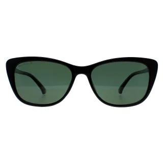 Montana Cat Eye Damen Schwarz G15 Grün Polarisiert MP42