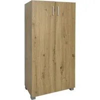 HTI-Living Kommode Kommode Thekla 2 türig Schrank Holzoptik (Stück, 1 Kommode), Mehrzweckschrank 3 Fächer