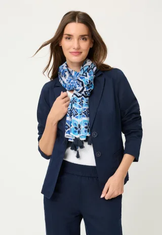 Olsen - Scarf Woven bay blue - Gr. - 00