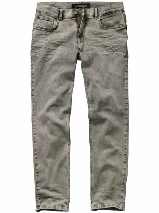 Mey & Edlich Herren Comeback-Jeans Grau 98 % Baumwolle (bio), 2 % Elasthan