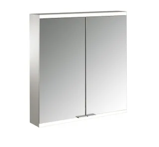 emco LED-Lichtspiegelschrank prime 2 Facelift Aufputz, 600 mm, 2-türig, IP 20 Rückwand weiß lackiert 949706323