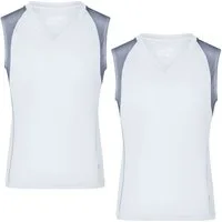 James & Nicholson Lauftop Doppepack Atmungsaktives Damen Running Top JN394 (Doppelpack, 2er-Pack) Feuchtigkeitsregulierend