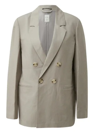 qs - Indoor-Blazer beige - Gr. - 38