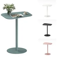 FLEXISPOT Ablagetisch Beistelltisch aus Stahl – Stabil & Farbvielfalt, Gartentisch (für Wohnzimmer, Bett, Balkon oder Garten, – Als Sofatisch, Nachttisch oder Outdoor-Tisch), für drinnen & draußen, einfache Montage, Tragkraft 20 kg