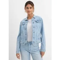 bonprix Jeansjacke lockere Passform, mit Hemdblusenkragen