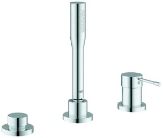 Grohe 3-Loch Einhebel-Wannenkombin. Essence 19976 mit Handbrause Euphoria C chrom, 19976001 19976001