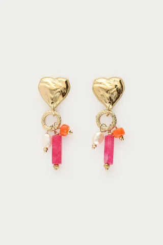 My Jewellery - Ohrringe mit Herz-Detail gold - Gr. - OS