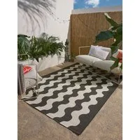 benuta Outdoorteppich Metro, rechteckig, Höhe: 5 mm, In- & Outdoorteppich, Robust für Garten, Terrasse, Balkon, Küche