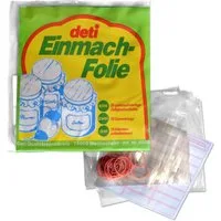 Vina Einmachglas Vina Einmachfolie mit Zellglasfolie 25 Stück, Gummi